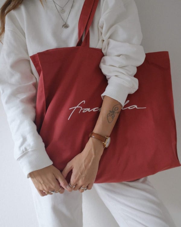 Burnt orange borsa