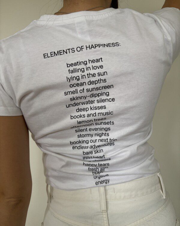 ELEMENTS OF HAPPINESS baby Tee